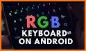 Galaxy Rainbow Keyboard Theme related image