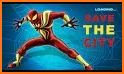 Flying Amazing Iron Spider Superhero Fighting related image