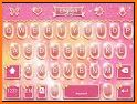 Pink Love Diamond Keyboard Theme related image