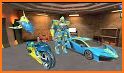 Shark Robot Car Game - Tornado Robot Bike Games 3d related image