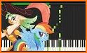 Little Pony Piano - Rainbow Dash related image