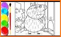 Coloring Peepa Book and pig related image