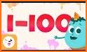 1 to 100 Numbers, Alphabet, Spellings Tracing related image