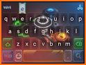 Neon Fidget Spinner Keyboard Background related image