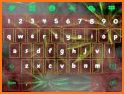 Neon Green Rasta Weed Keyboard Theme for Android related image