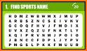 Find sports words related image