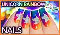 Rainbow Glitter Nail Polish Tutorial related image