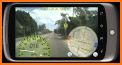 Speedometer GPS dashboard Car Map & Dashcam related image
