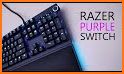 Black Purple Light Keyboard related image