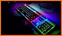 Colorful Raindrops Keyboard related image