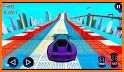 Superhero GT Car Stunt Racing: Mega Ramp Top Games related image