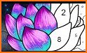 Fun Color by Number Coloring Book Paint Game related image