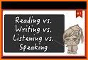 English Listening Speaking Reading Writing related image