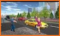 Crazy Taxi Car Driving Game: City Cab Sim 2018 related image