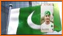 14 August Photo Frame - Pakistan Flag Photo Frame related image