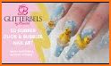 Cute Glitter Nail Art Coloring Book 2020 related image