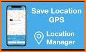 Save Location gps related image