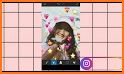 Collage Emoji background PIP Photo Editor related image