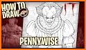 How to color pennywise IT related image