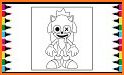 Soni Coloring Blue Cartoon related image