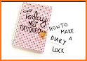 Diary with lock related image