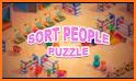 Sort People Puzzle - Matching Color Queues related image