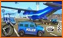 US Police Transport Plane Hummer Car Driving related image