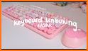 Pink Cute Bear Keyboard Background related image