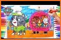 PAW Dogs Patrol Drawing Coloring related image