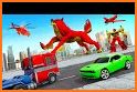 Wild Wolf Robot Transforming Flying Car Robot Game related image