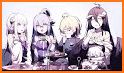 Anime, Cartoon, Girl Theme & Live Wallpaper related image
