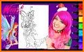 Magic Fairy Coloring Book for Girls related image