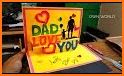 Father's Day Stickers Pack On Photo For Greetings related image