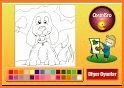 dog coloring book - Games related image