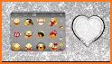 Glitter Silver Heart Keyboard Theme related image