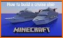 Luxurious Cruise Ship Game. Map for MCPE related image