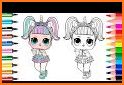 Dolls Surprise Coloring Book related image