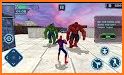 Flying Amazing Iron Spider Superhero Fighting related image
