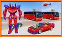 US Car Robot Bus Transform : Helicopter Robot Game related image