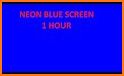 Neon Blue Gun Keyboard Background related image