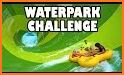 Frozen Water Slide Car Race; Aqua Park adventure related image