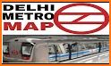 Delhi Metro Navigator,Route,Map,Noida related image