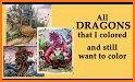 Dragon color by number: Coloring games offline related image