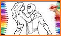 coloring Book for superhero 4: coloring Masks game related image