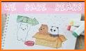 Bare Bears Coloring Book related image