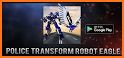 Real Police Flying Car Robot Transformation Game related image