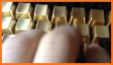 Gold Pistol Metal Keyboard related image