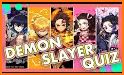 Demon Slayer Quiz Anime. Kimetsu no Yaiba related image