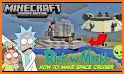 Rick & Morty Space Cruiser Addon Mod Minecraft PE related image
