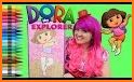 Dora Coloring related image